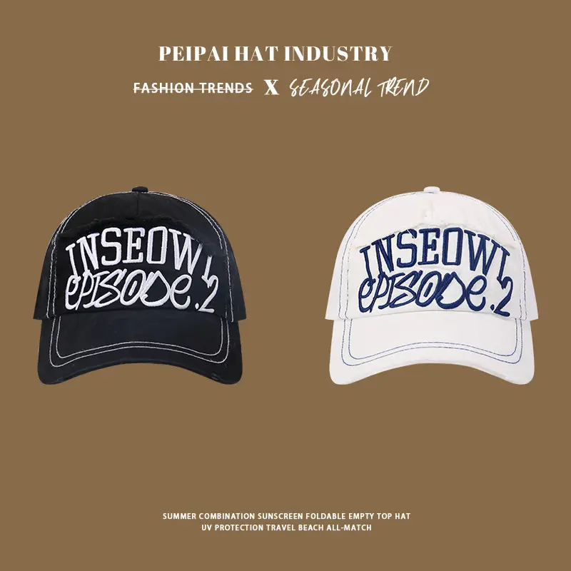 Women Korean Style Neon White Baseball Cap