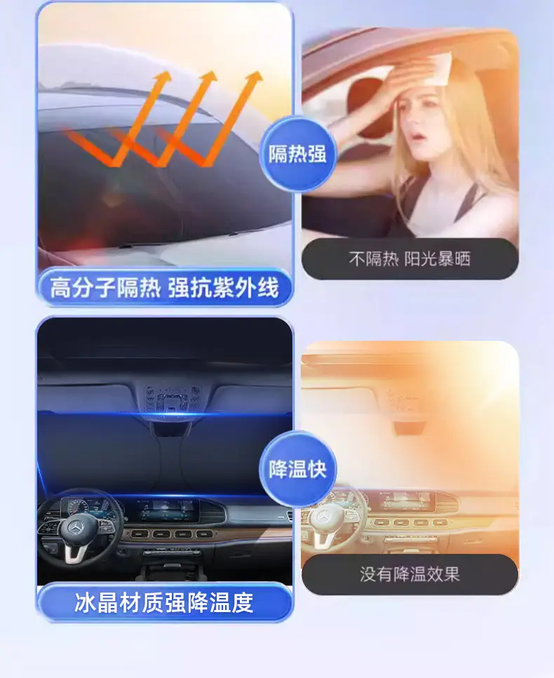 Applicable to Chery Ruihu 8/7/3/Ruihu 5X Erez 5 Unbounded Car Sunshade Curtain Sunscreen Insulation Front Block — feature 13