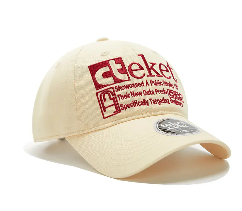 Retro Letter Embroidered Baseball Cap for Men Women Brown — feature 20