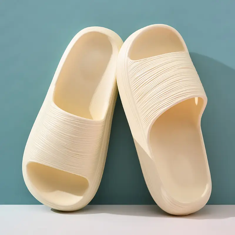 Slippers Women's Summer Non-slip Outer Wear Thick Bottom Heightened Slides Wear-resistant Soft Non-smelly Feet EVA Couple Sandals - Image 4