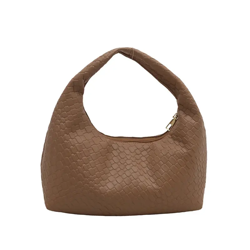 Red Vintage Woven Handbag for Women 2024 Winter - Image 9