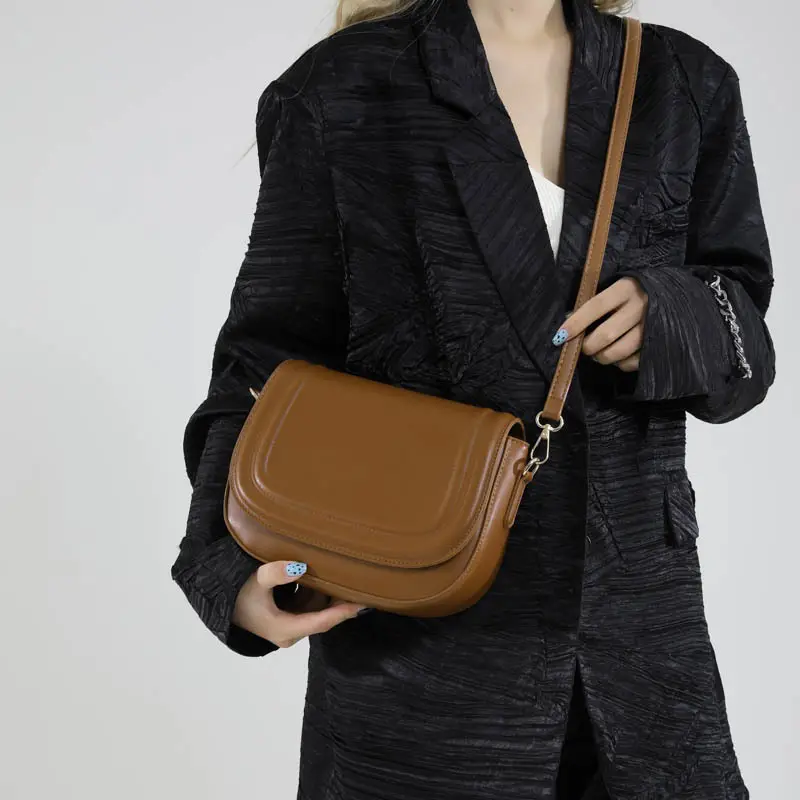 Red PU Shoulder Messenger Bag Small All-Match