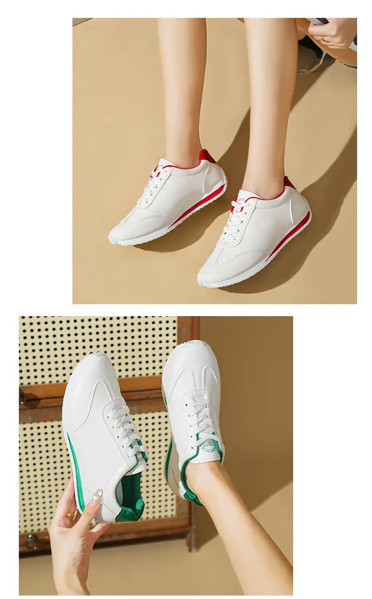 Women White Casual Sneakers 2025 Autumn — feature 1