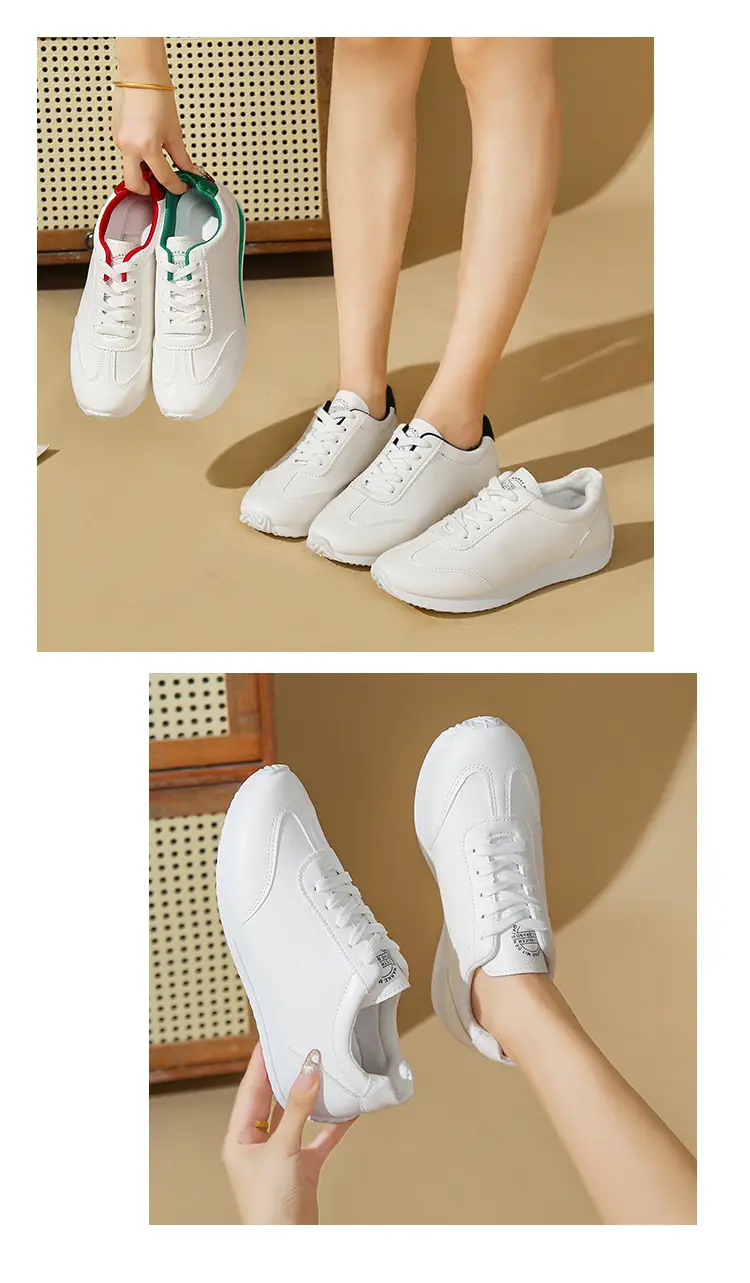 Women White Casual Sneakers 2025 Autumn — feature 15
