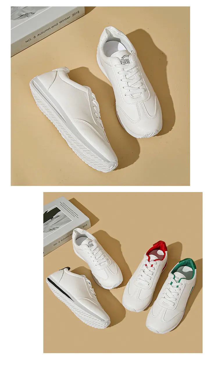 Women White Casual Sneakers 2025 Autumn — feature 17