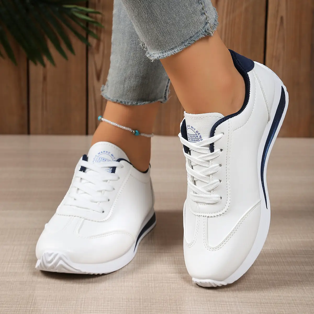 Women White Casual Sneakers 2025 Autumn — feature 22