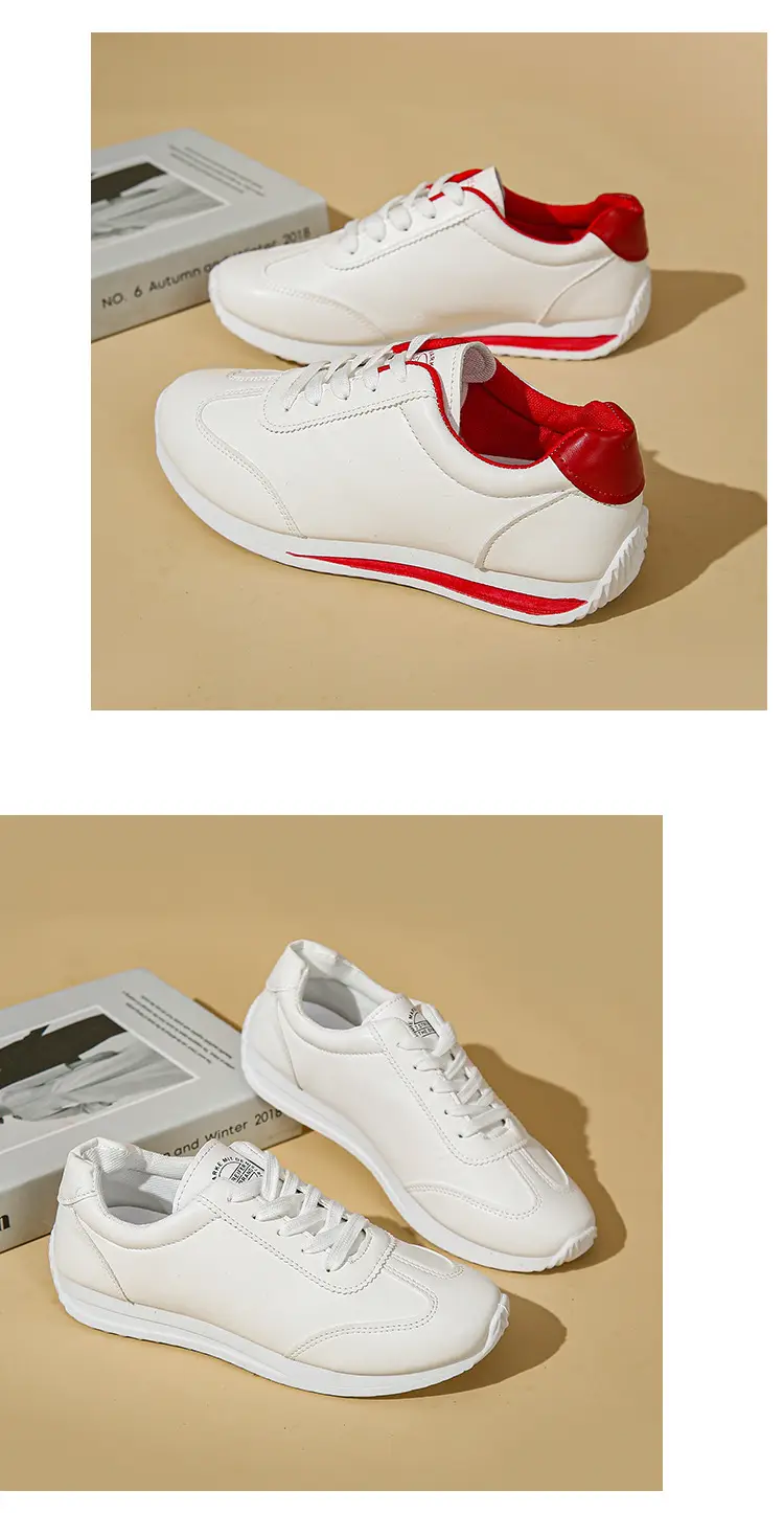 Women White Casual Sneakers 2025 Autumn — feature 5