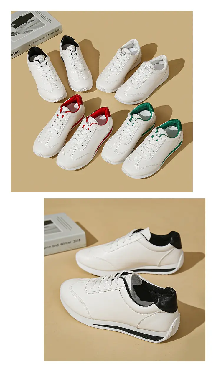 Women White Casual Sneakers 2025 Autumn — feature 7