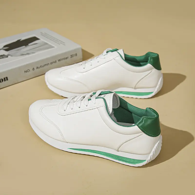 Women White Casual Sneakers 2025 Autumn - Image 3