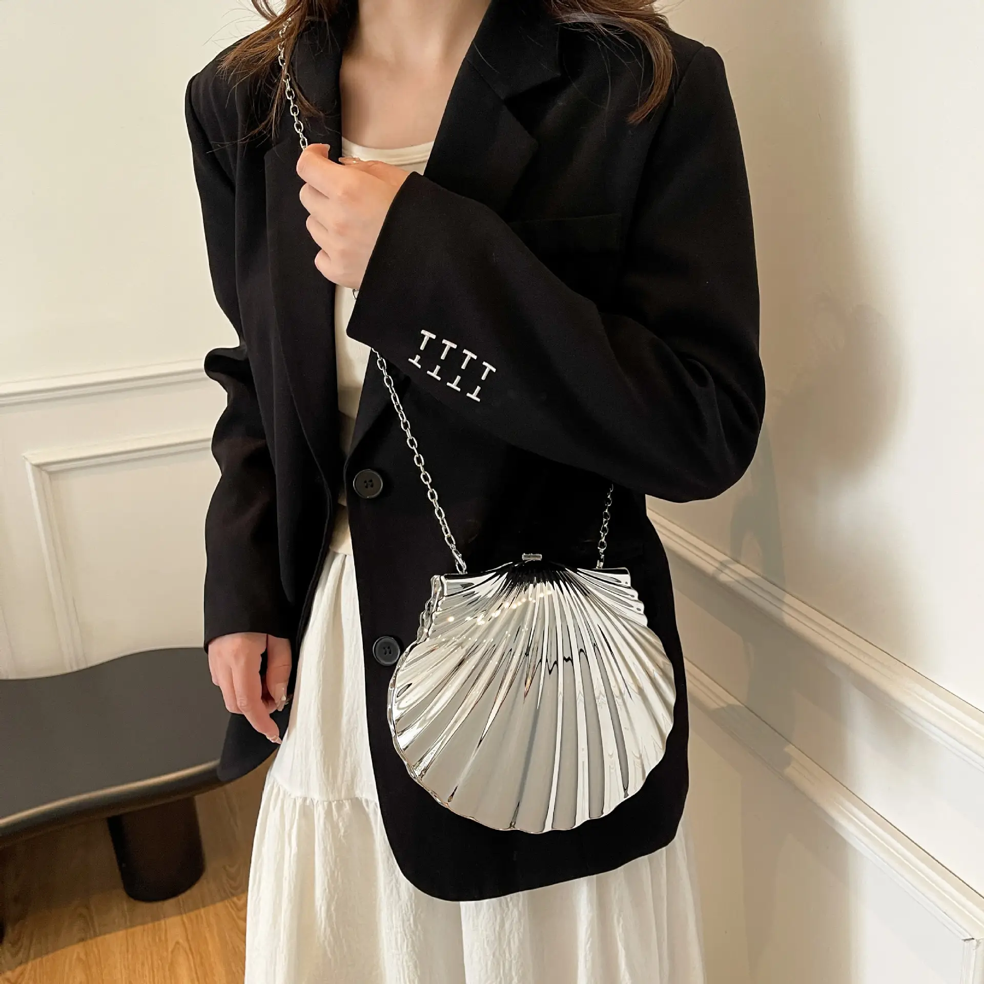 Retro Crossbody Bag for Women with Stone Pattern