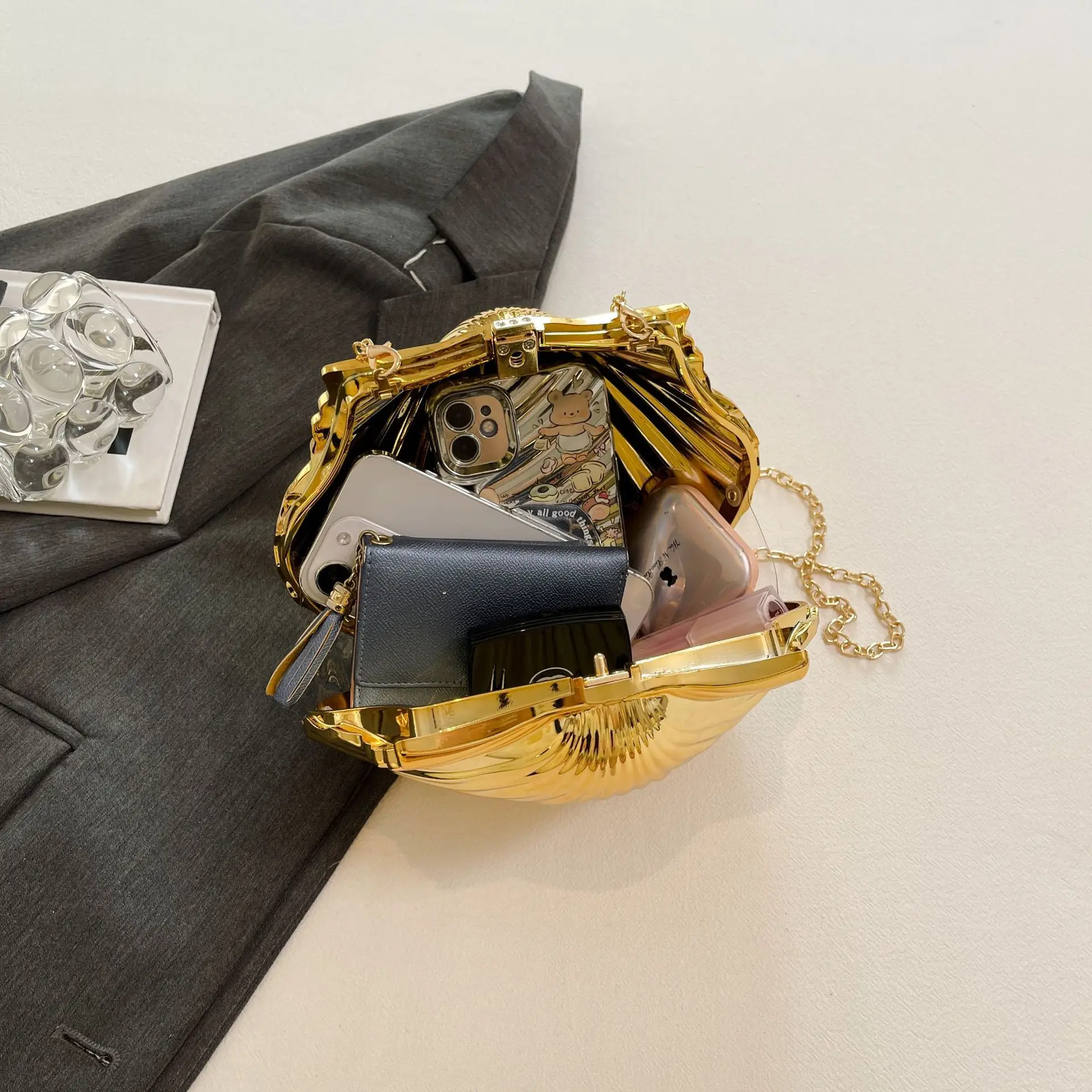 Retro Crossbody Bag for Women with Stone Pattern