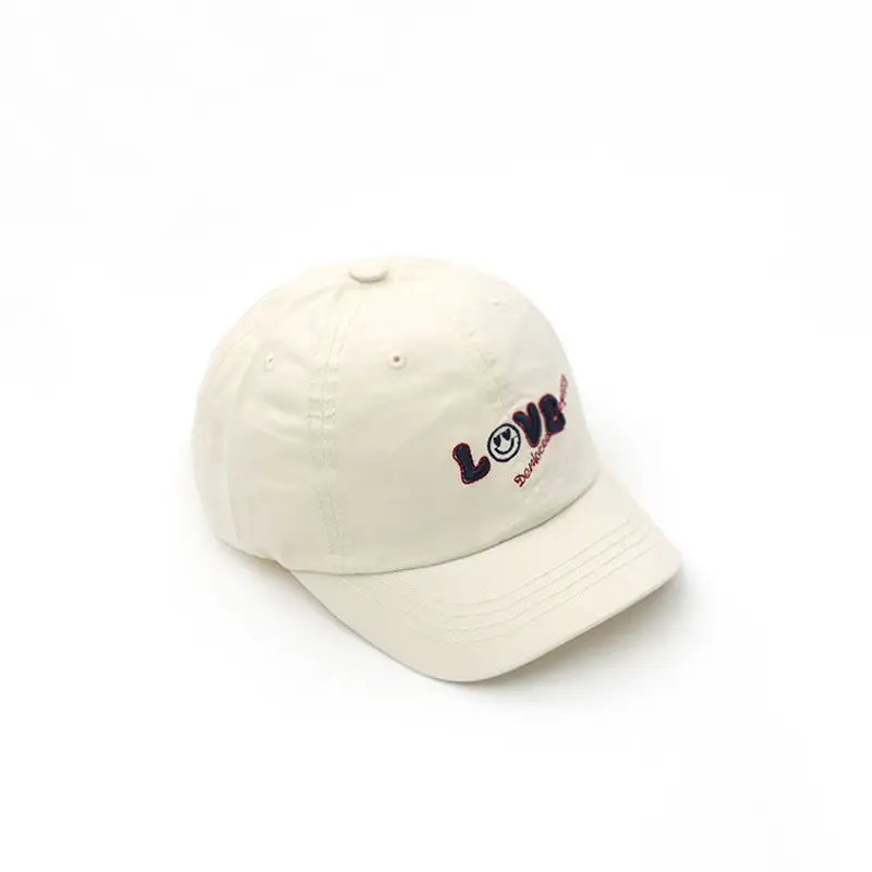 Korean-style Love Embroidered Baseball Caps for Boys Girls - Image 2