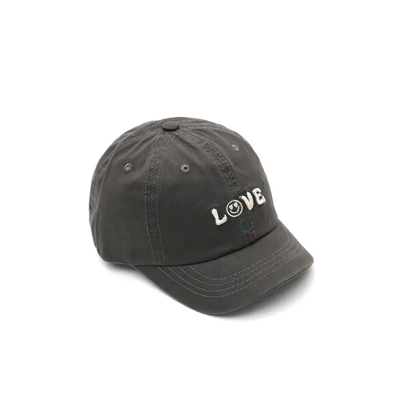 Korean-style Love Embroidered Baseball Caps for Boys Girls - Image 5