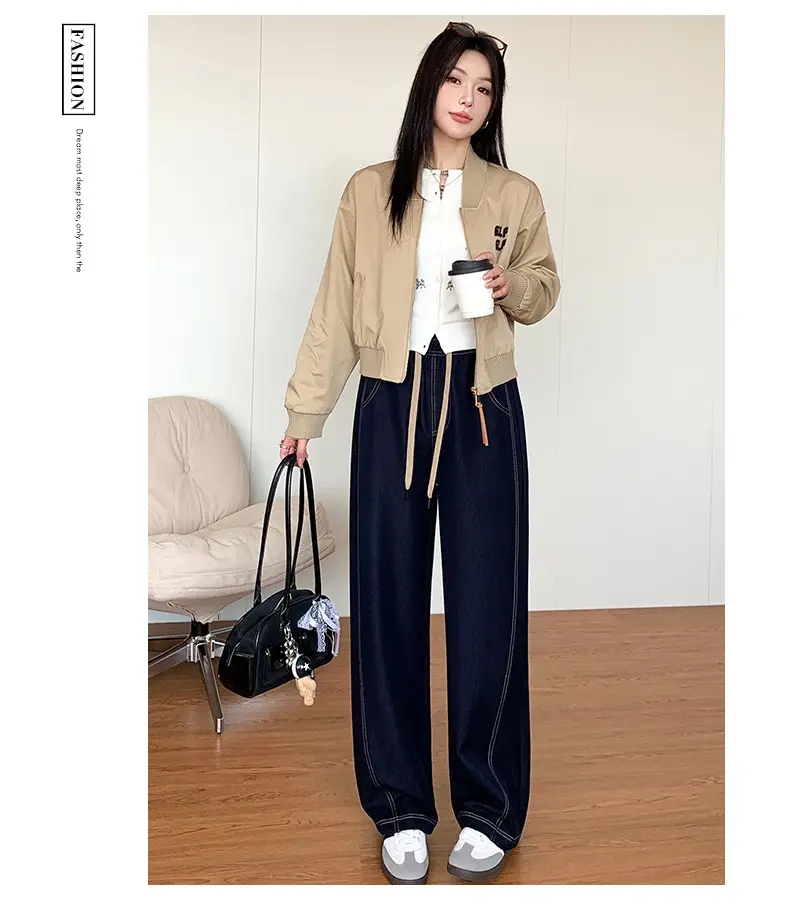 Dark Blue High-Waisted Wide Leg Pants for Women 2026 — feature 16