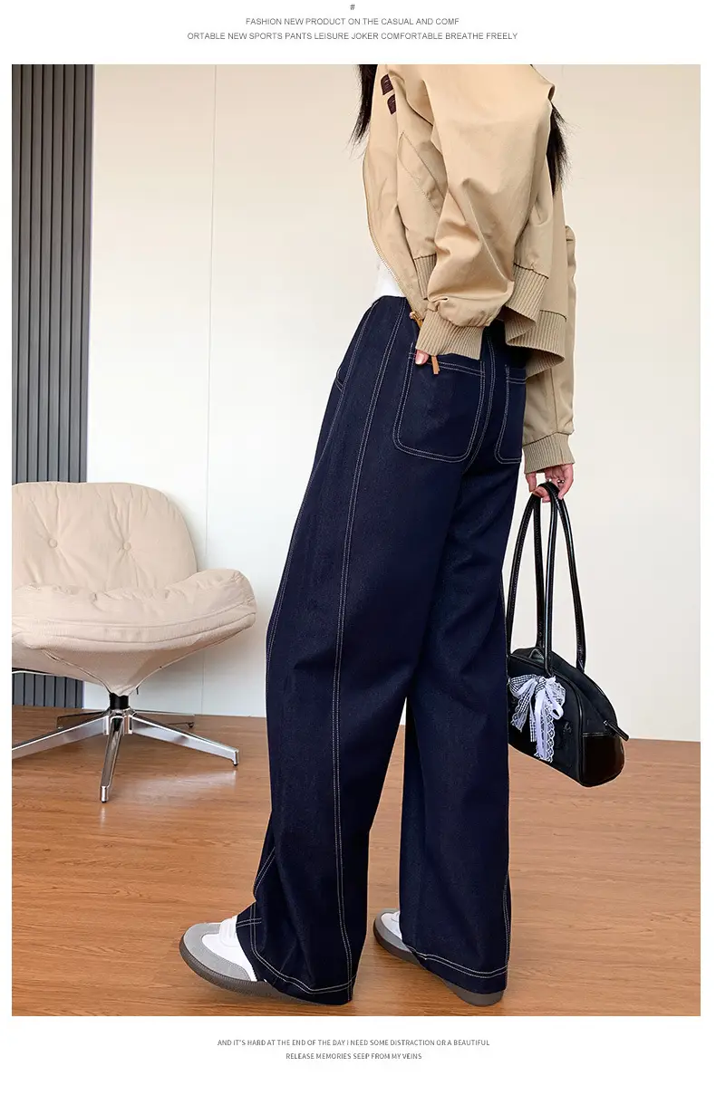 Dark Blue High-Waisted Wide Leg Pants for Women 2026 — feature 21