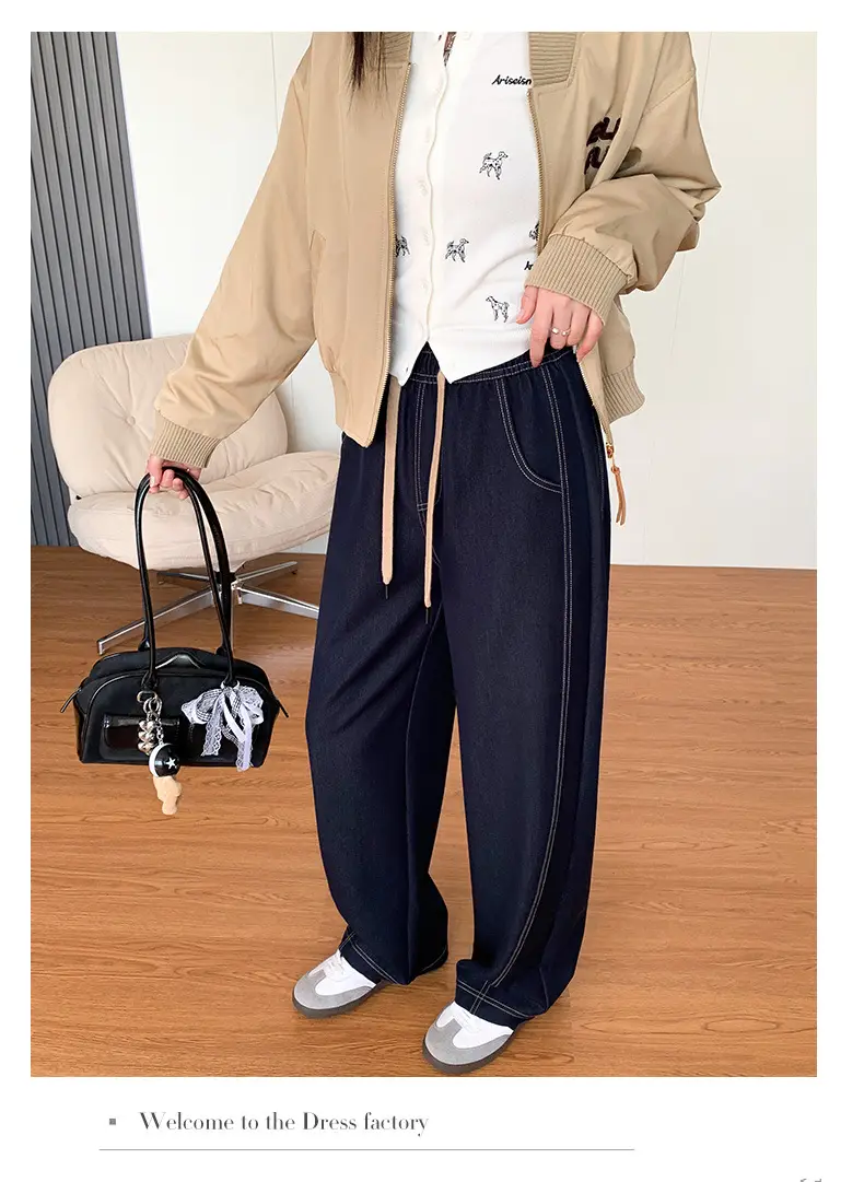 Dark Blue High-Waisted Wide Leg Pants for Women 2026 — feature 22