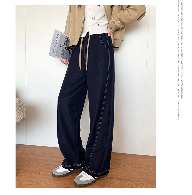 Dark Blue High-Waisted Wide Leg Pants for Women 2026 — feature 23
