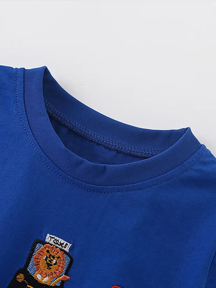 Malwee Blue Kids T-Shirt with Pixel Art Design - Image 3
