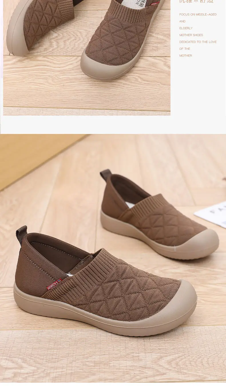 2025 Old Beijing Breathable Soft-soled Lightweight Women's Single-layer Shoes Comfortable Slip-on Lazy Shoes Non-slip Stepping Mom's Cloth Shoes — feature 14