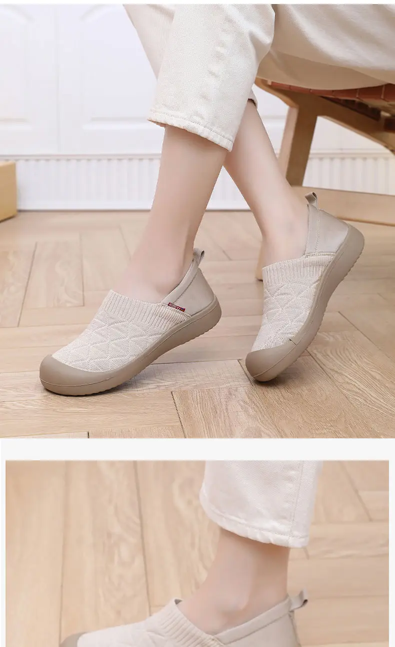 2025 Old Beijing Breathable Soft-soled Lightweight Women's Single-layer Shoes Comfortable Slip-on Lazy Shoes Non-slip Stepping Mom's Cloth Shoes — feature 15