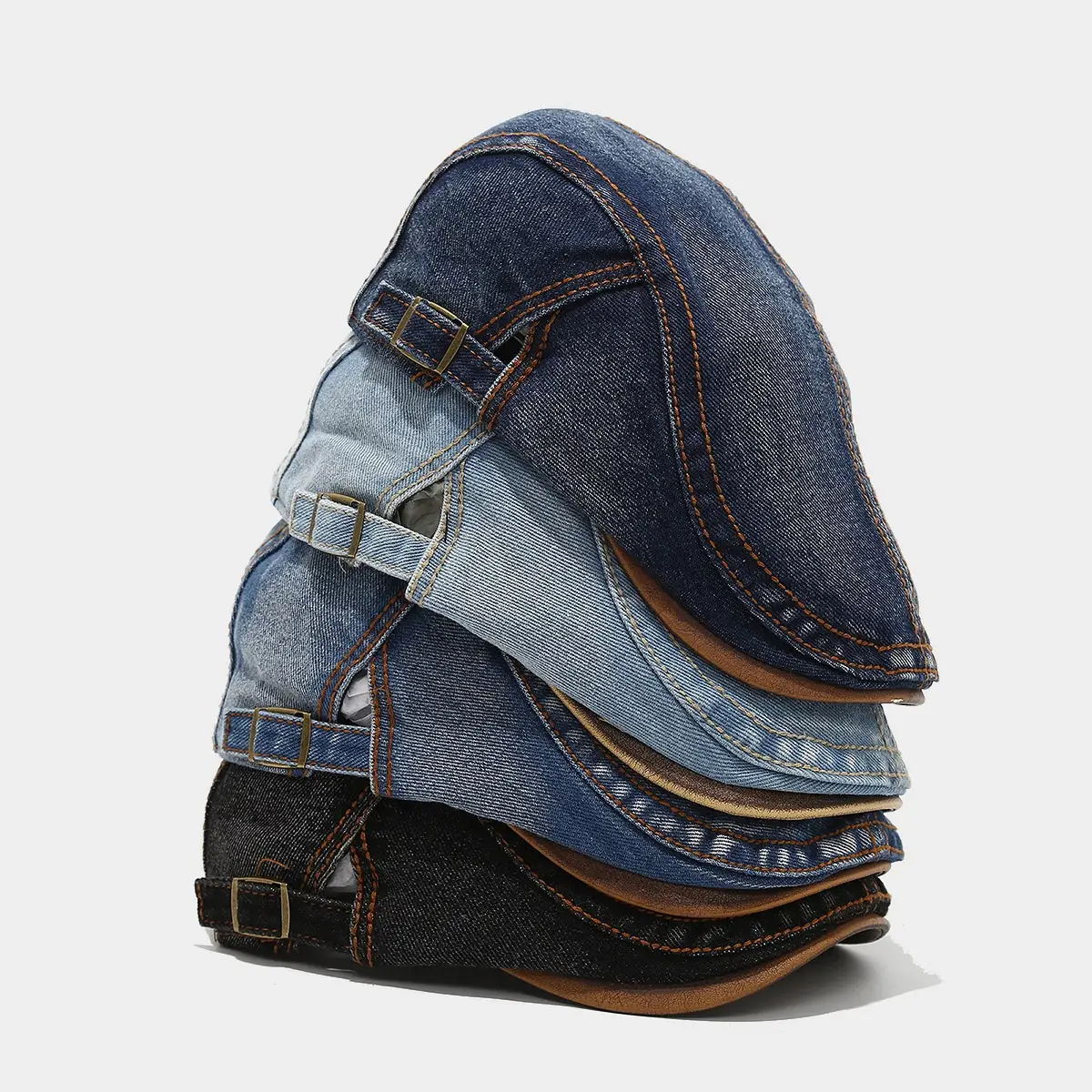 2025 Spring Washed Denim Hat for Men Women British Vintage Cap - Image 6