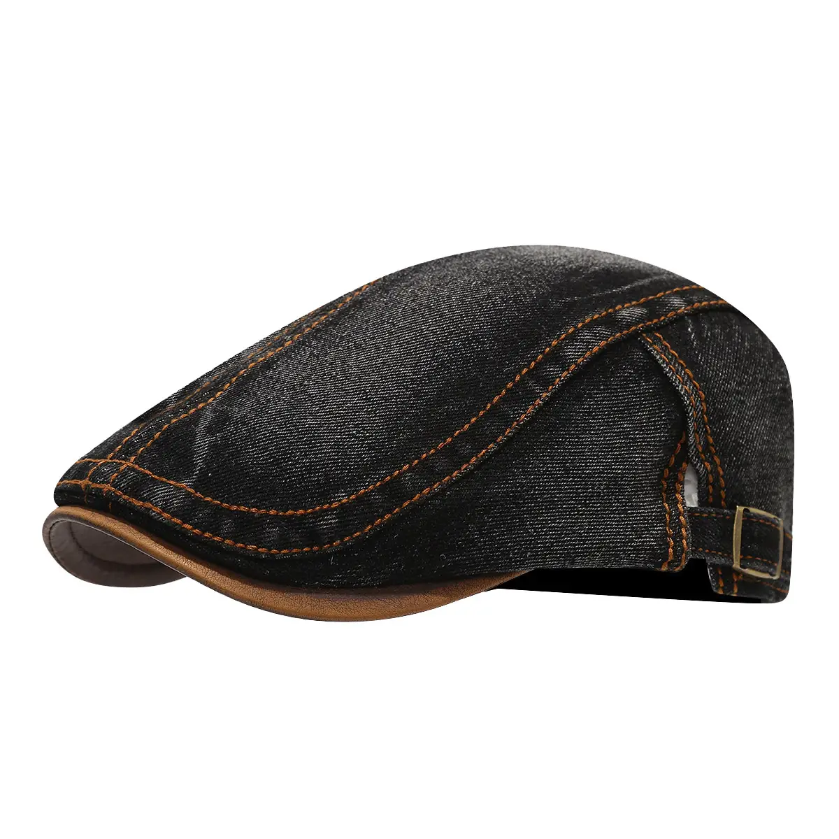2025 Spring Washed Denim Hat for Men Women British Vintage Cap - Image 9
