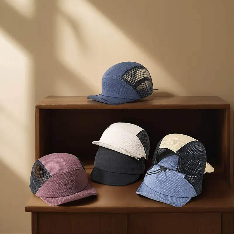 Men's Foldable Sun Hat with Mesh Back for Anti-UV Protection - Image 8