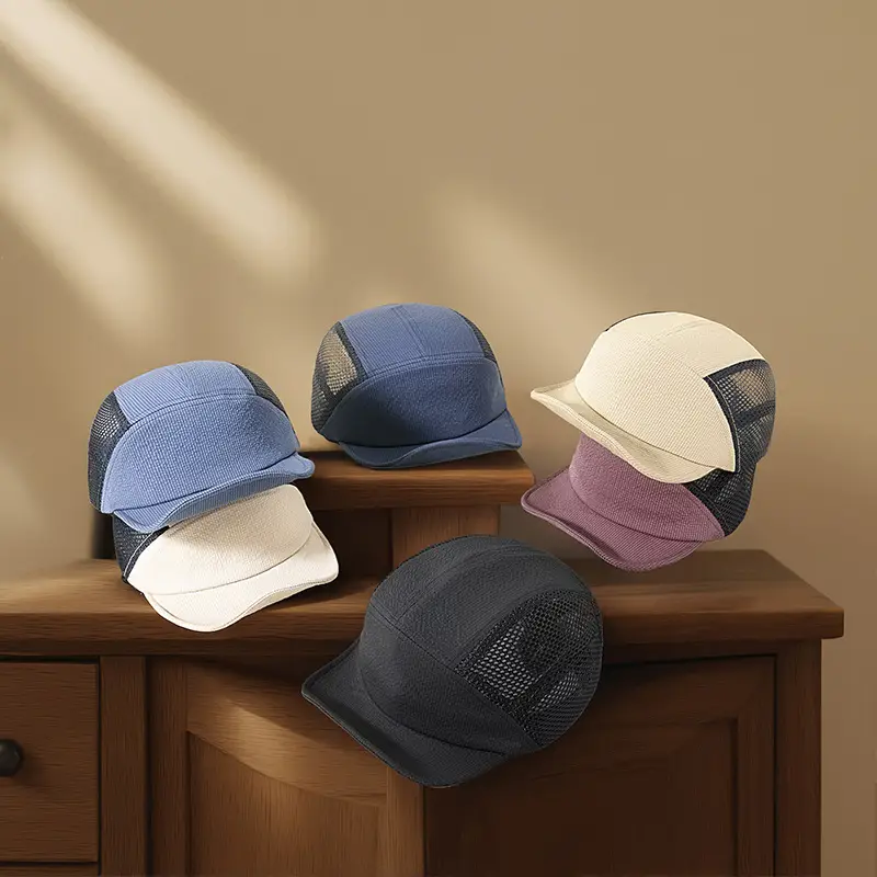 Men's Foldable Sun Hat with Mesh Back for Anti-UV Protection - Image 10