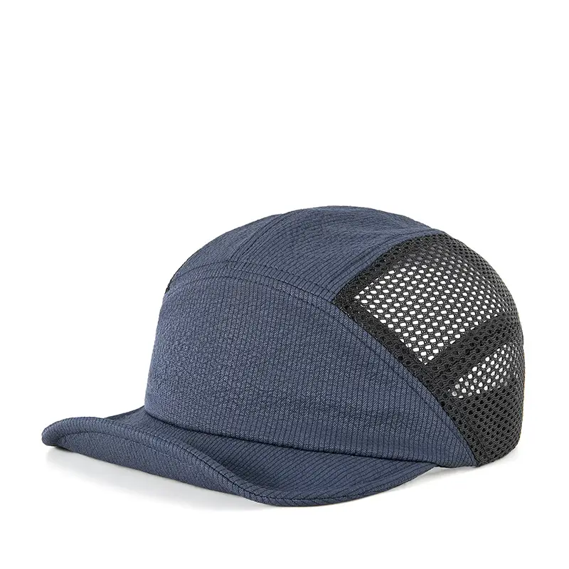 Men's Foldable Sun Hat with Mesh Back for Anti-UV Protection - Image 2