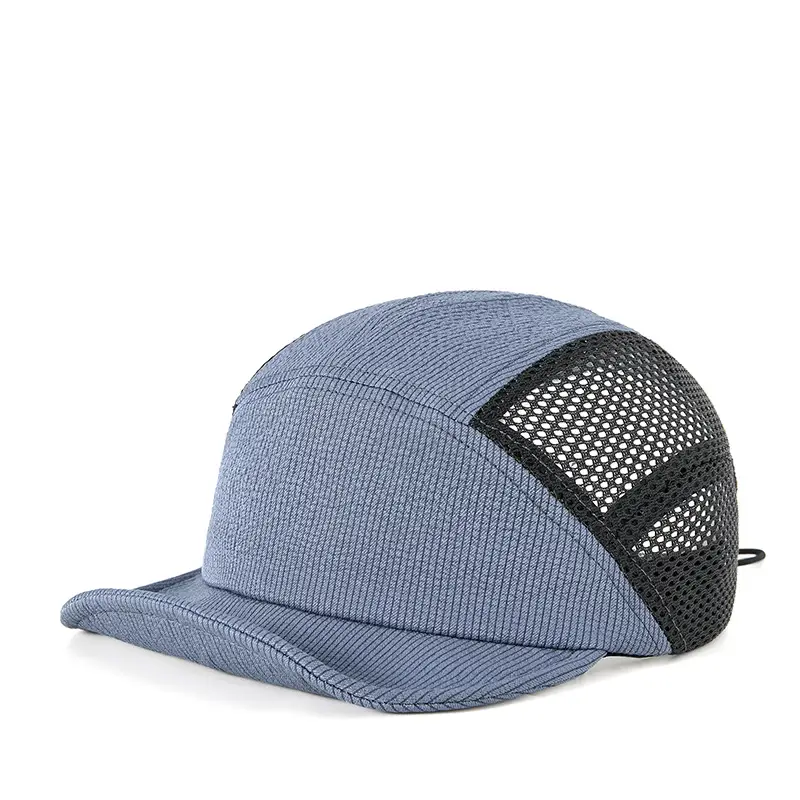 Men's Foldable Sun Hat with Mesh Back for Anti-UV Protection - Image 4