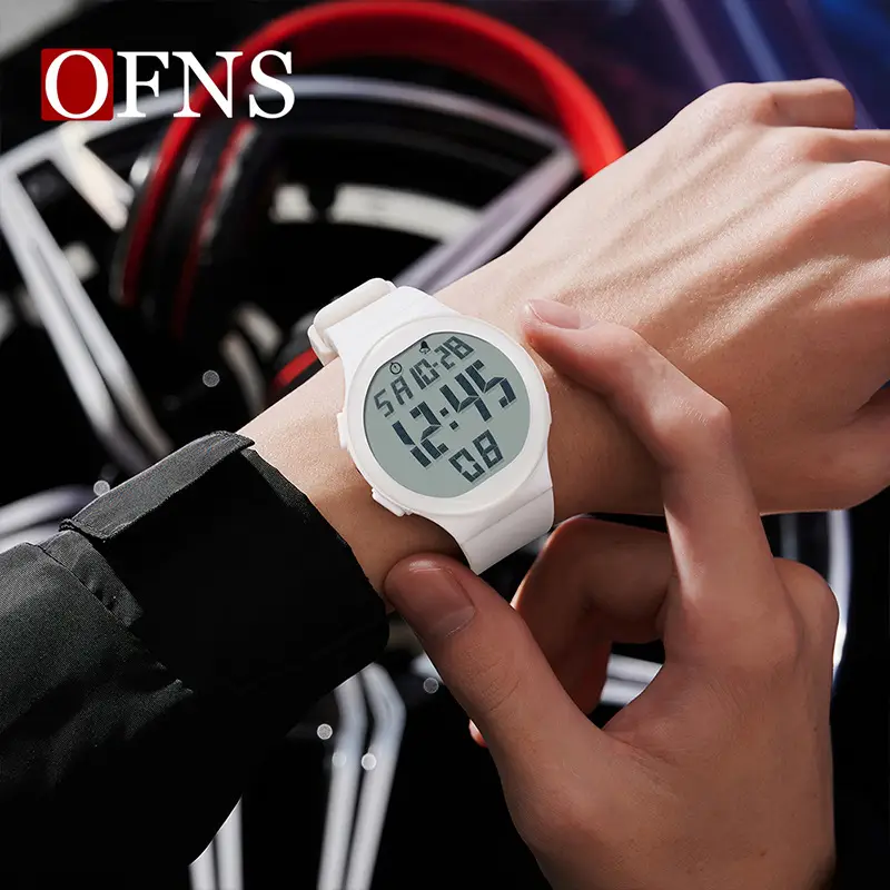 O'Fani Luminous Waterproof Digital Watch for Men Women Red - Image 7