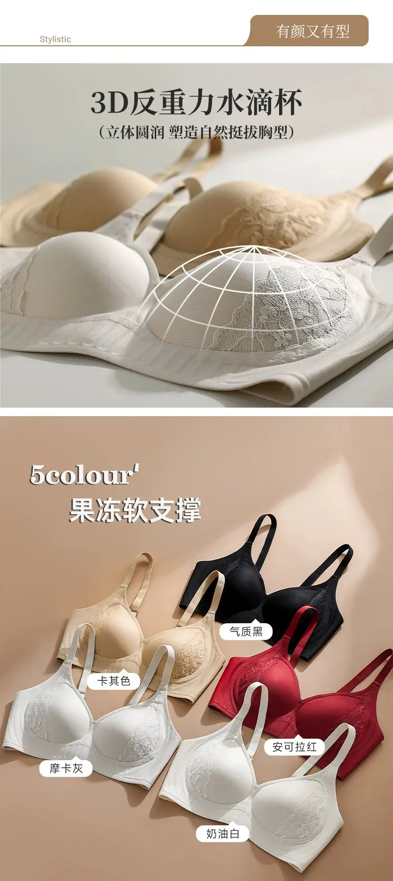 Jane Mani Jelly Lace Non-Rims Supportive Bra — feature 6