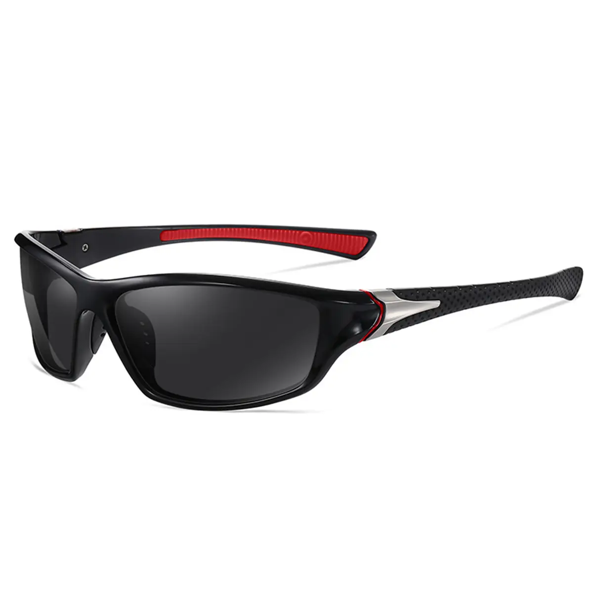 Men Windproof Sports Sunglasses Black Red White — feature 12