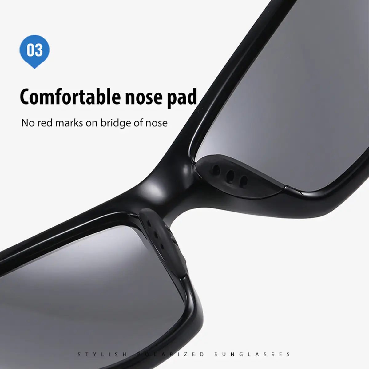 Men Windproof Sports Sunglasses Black Red White — feature 7