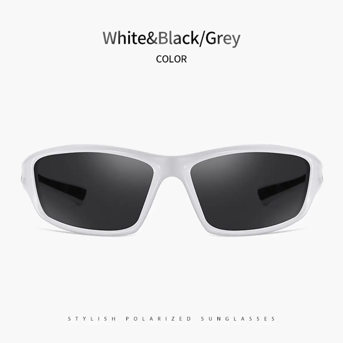 Men Windproof Sports Sunglasses Black Red White — feature 9