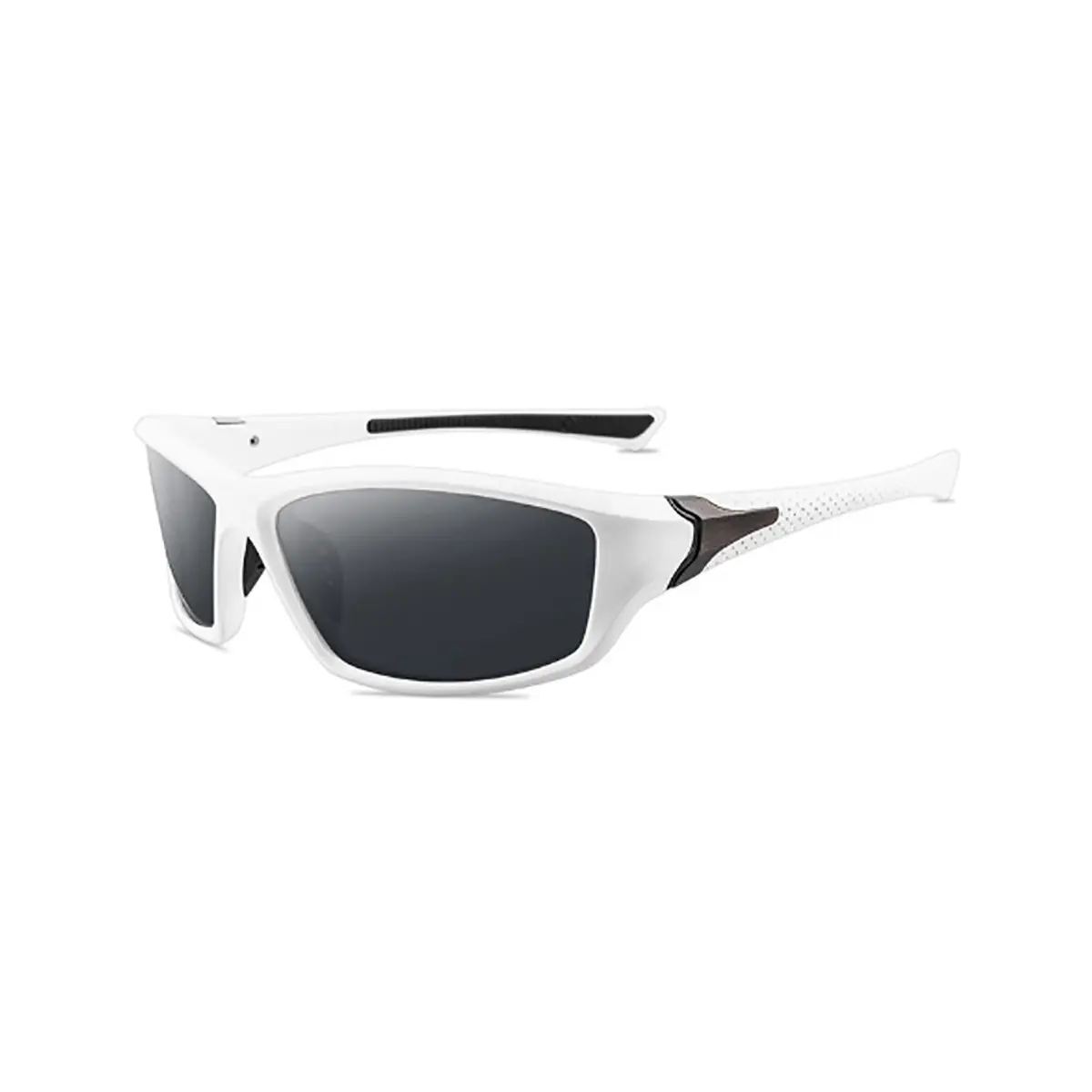 Men Windproof Sports Sunglasses Black Red White