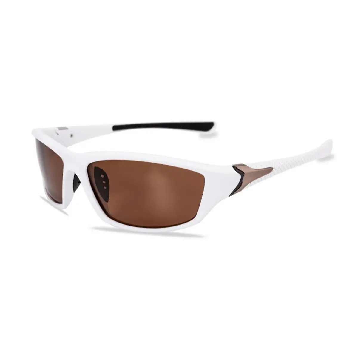 Men Windproof Sports Sunglasses Black Red White