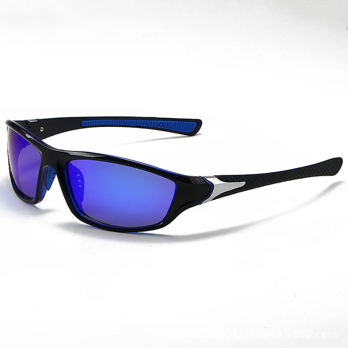 Men Windproof Sports Sunglasses Black Red White
