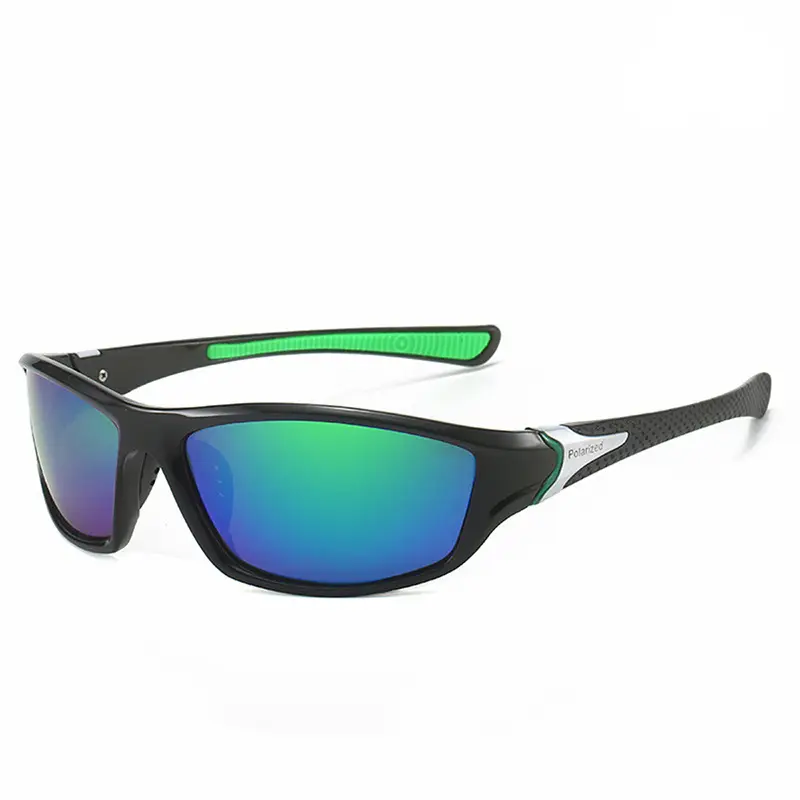 Men Windproof Sports Sunglasses Black Red White