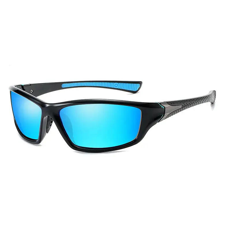 Men Windproof Sports Sunglasses Black Red White