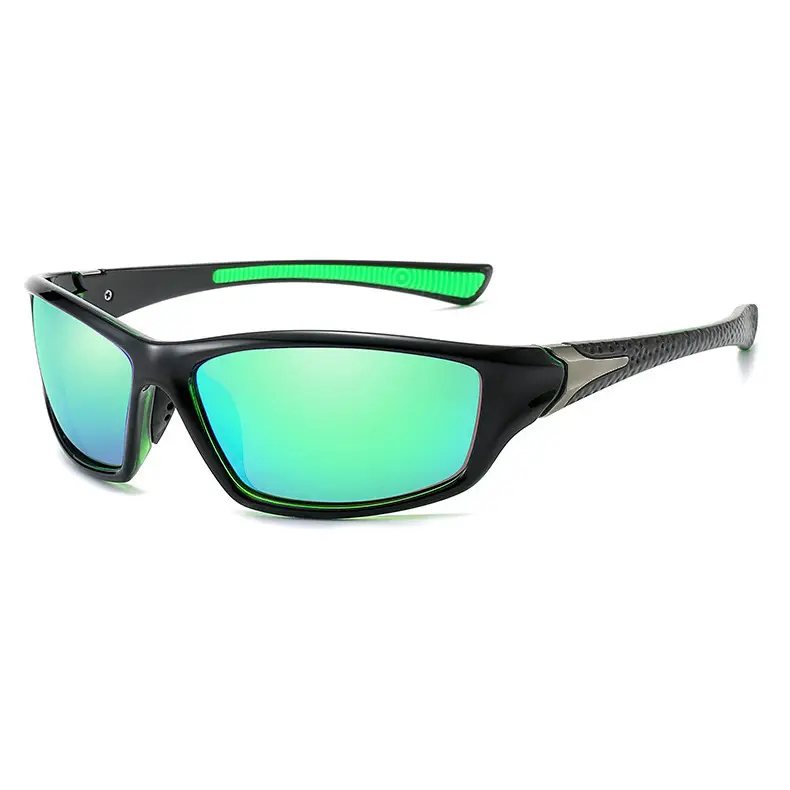 Men Windproof Sports Sunglasses Black Red White