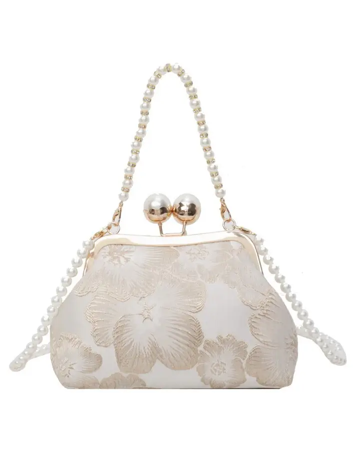 Gold Embroidered Handbag for Women 2025 New Fashion - Image 8