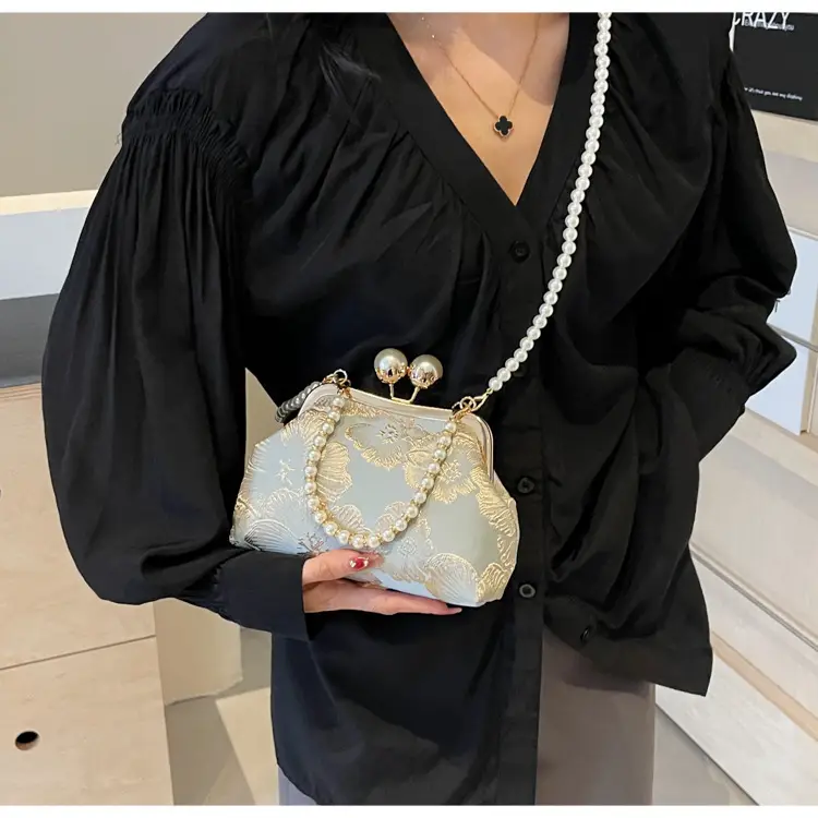 Gold Embroidered Handbag for Women 2025 New Fashion — feature 13