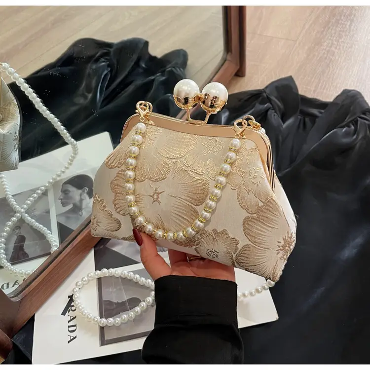 Gold Embroidered Handbag for Women 2025 New Fashion — feature 24