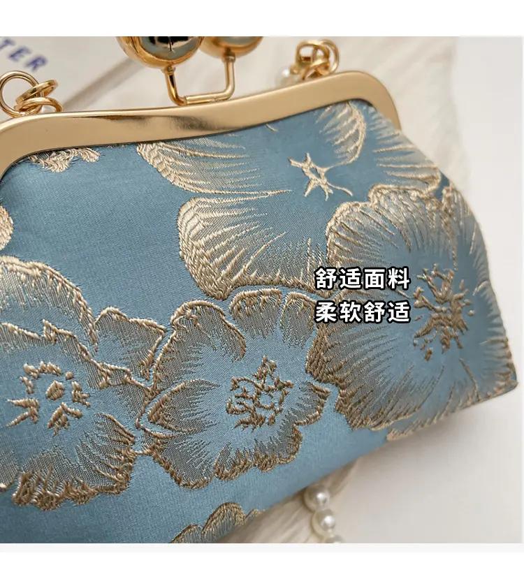 Gold Embroidered Handbag for Women 2025 New Fashion — feature 7