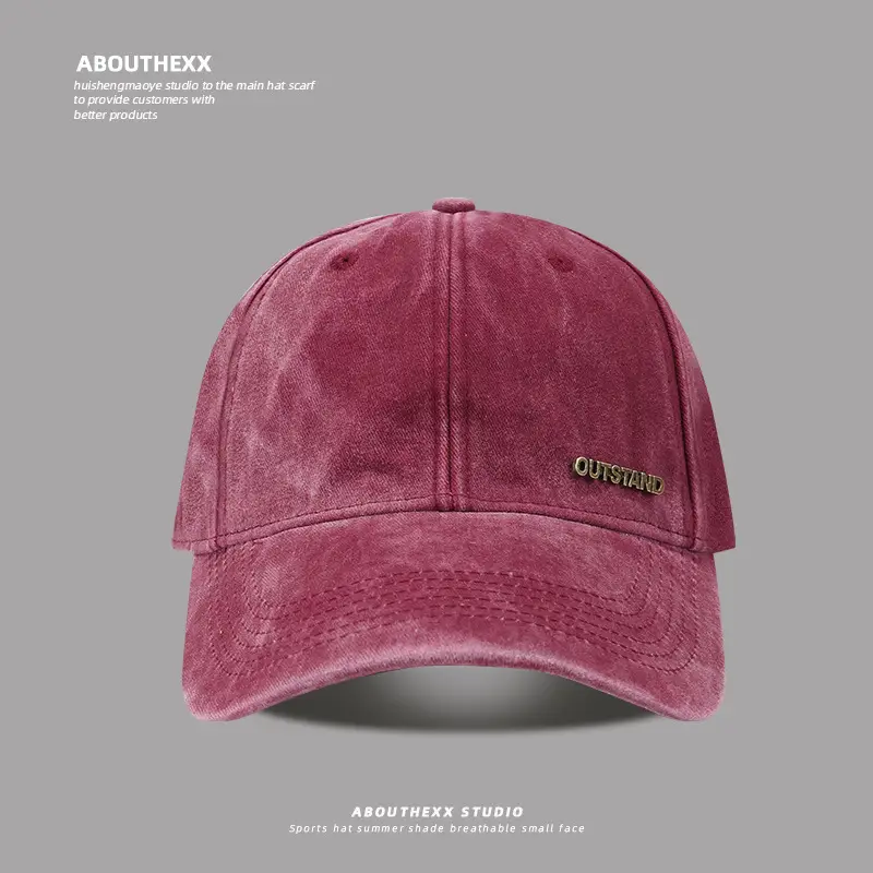 Women's Washable Baseball Cap Multi Color Big Head Face Small - Image 4