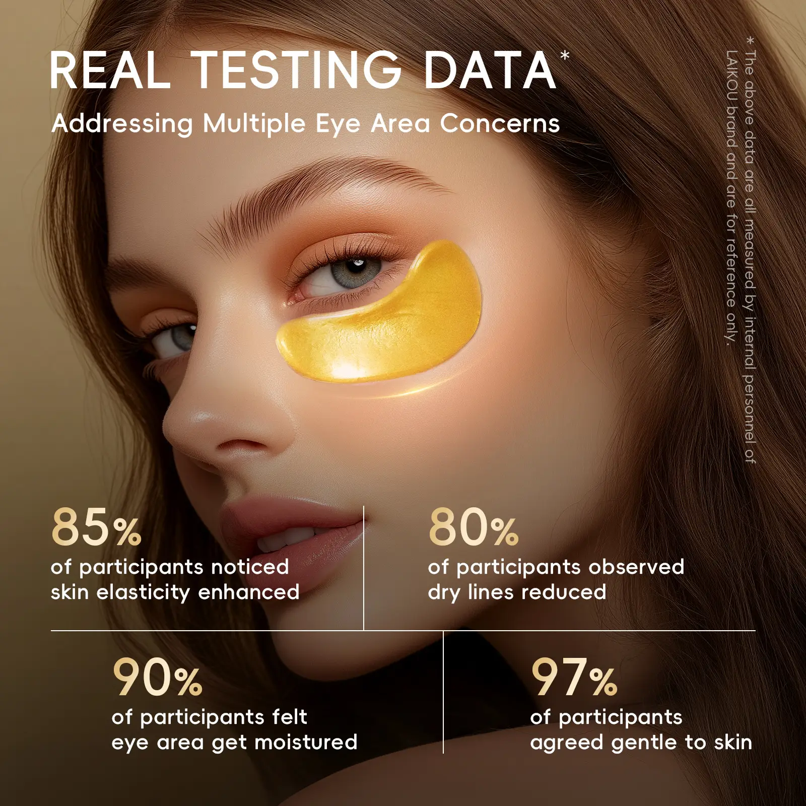 Gold Collagen Eye Mask 6g for Glowing Eyes - Image 3