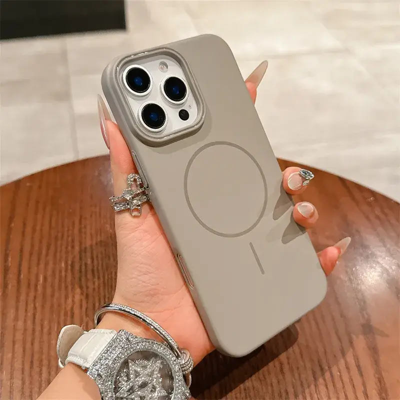 Orange Magnetic Phone Case for Apple 17Promax