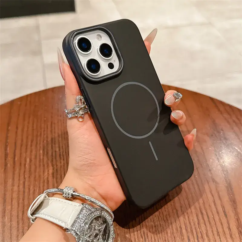 Orange Magnetic Phone Case for Apple 17Promax