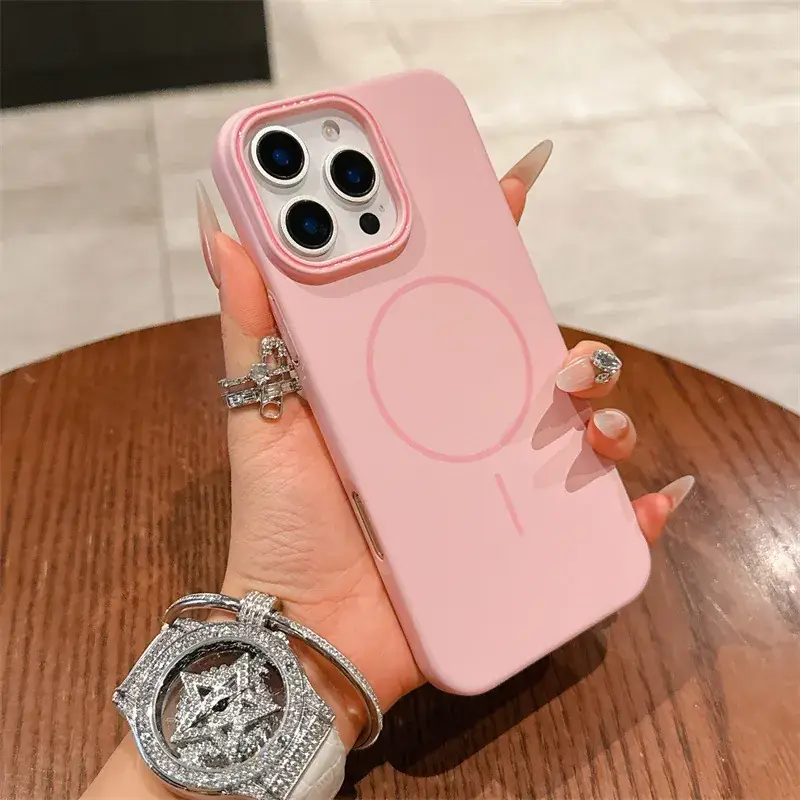 Orange Magnetic Phone Case for Apple 17Promax